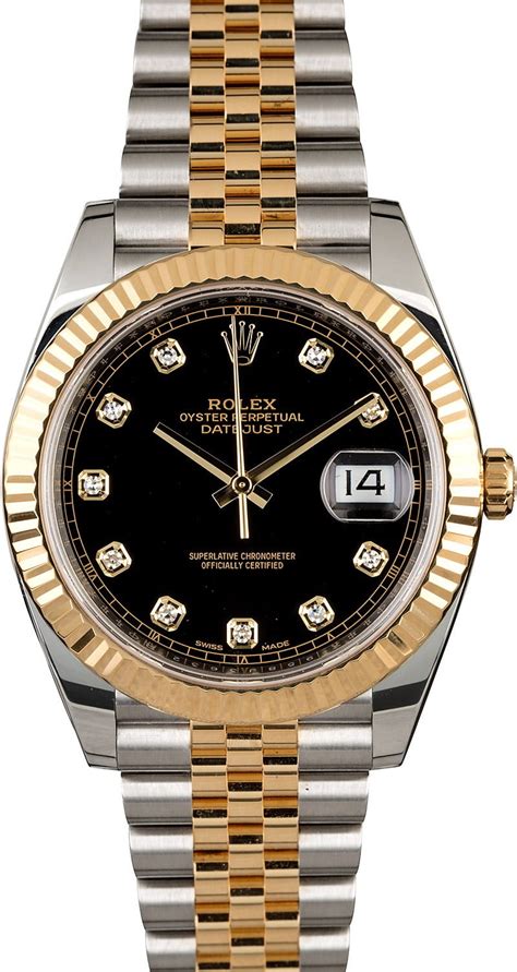 rolex datejust 41 stahl gold diamant|rolex datejust 41mm price.